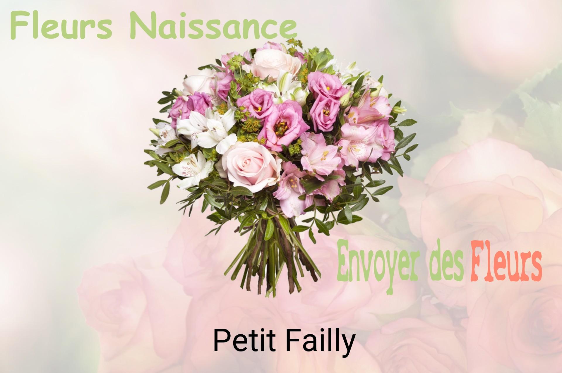 Bouquet de fleurs de naissance livré à Petit-Failly